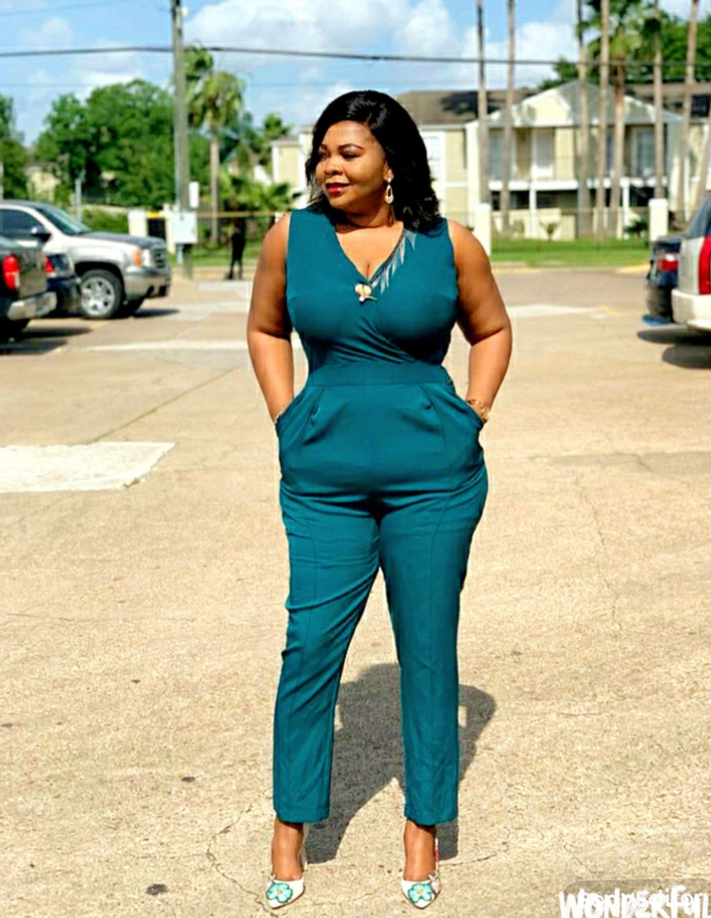 GUGLE GREEN JUMPSUIT - MOROCKS