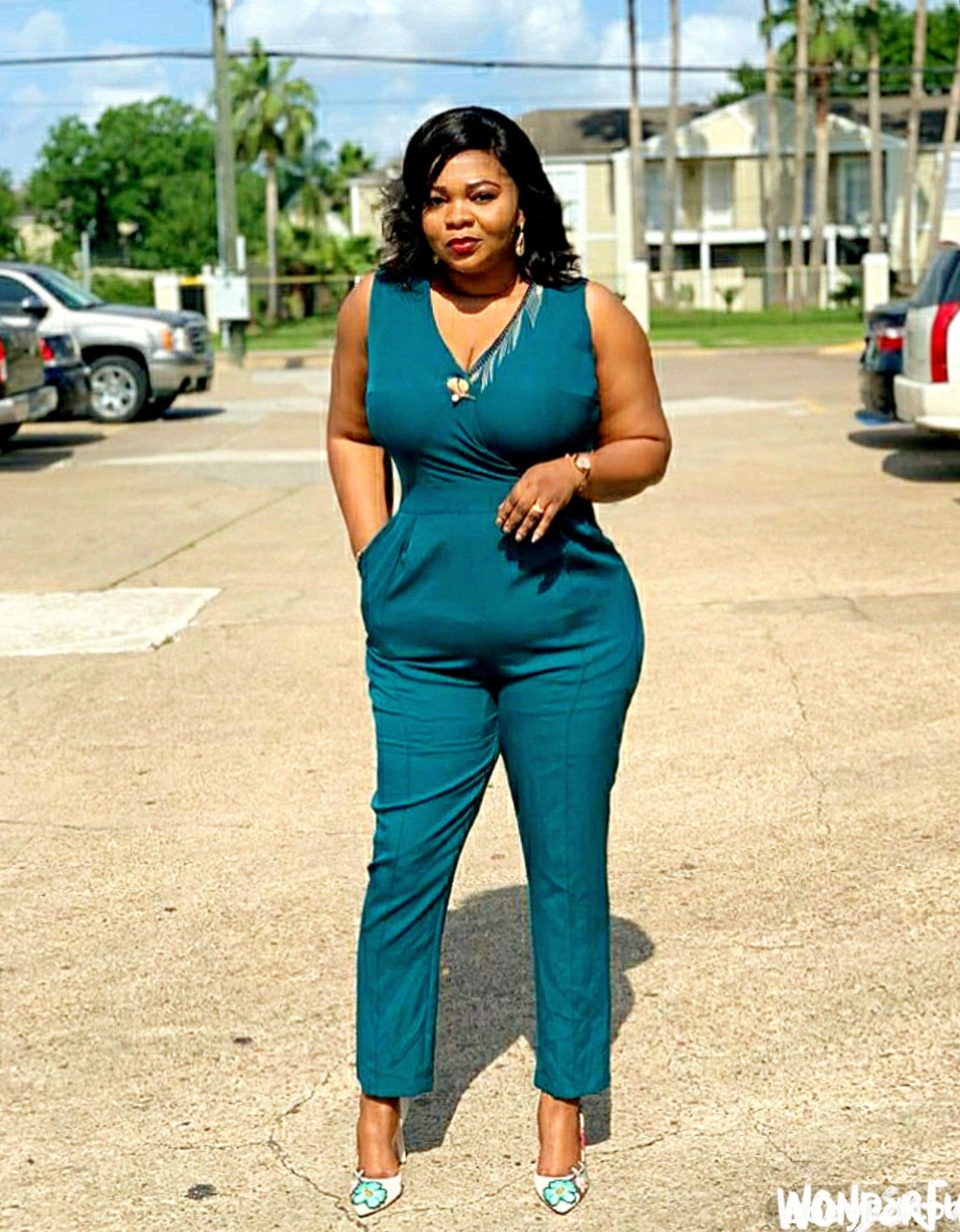 GUGLE GREEN JUMPSUIT - MOROCKS