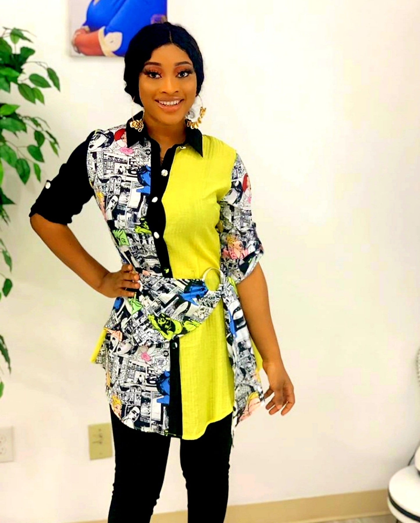 Circle Belted Top - MOROCKS