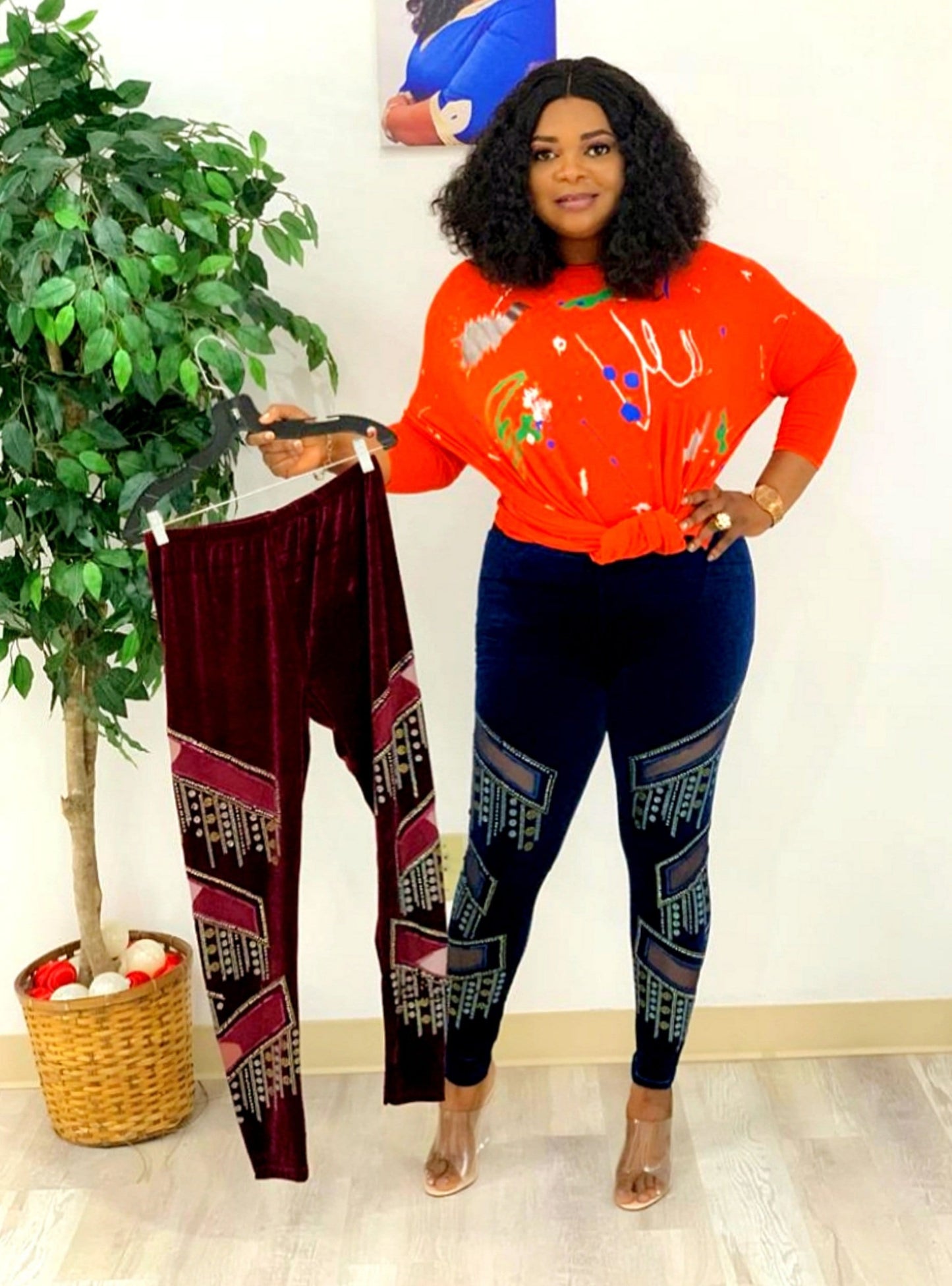Call me Bea Reinstones Leggings Buttoms - MOROCKS