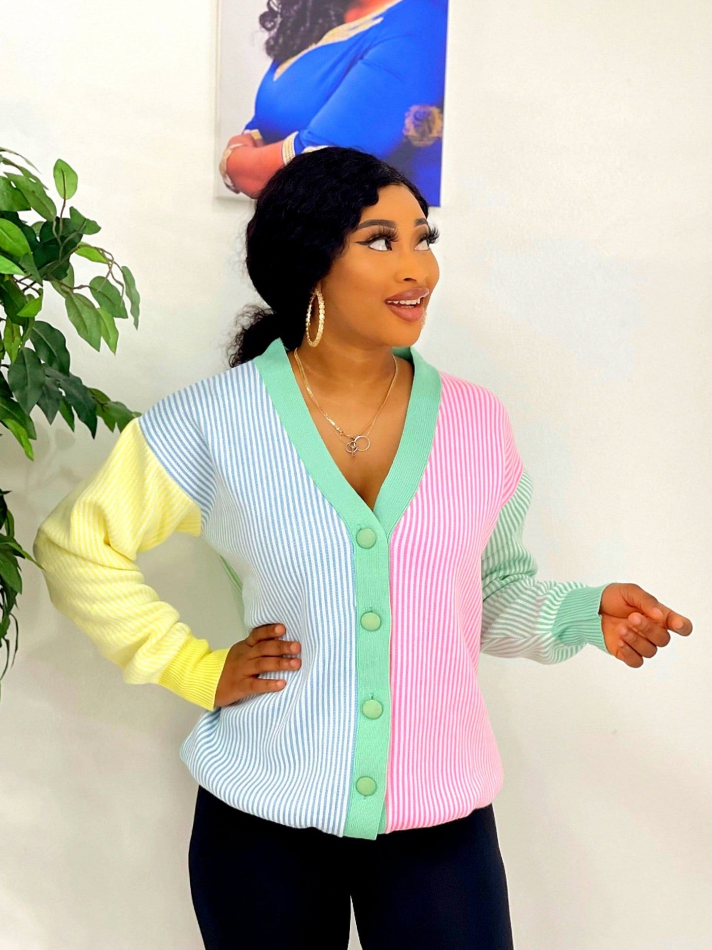 Meadow Breeze Multi Color Stripe Top New Arrivals - MOROCKS