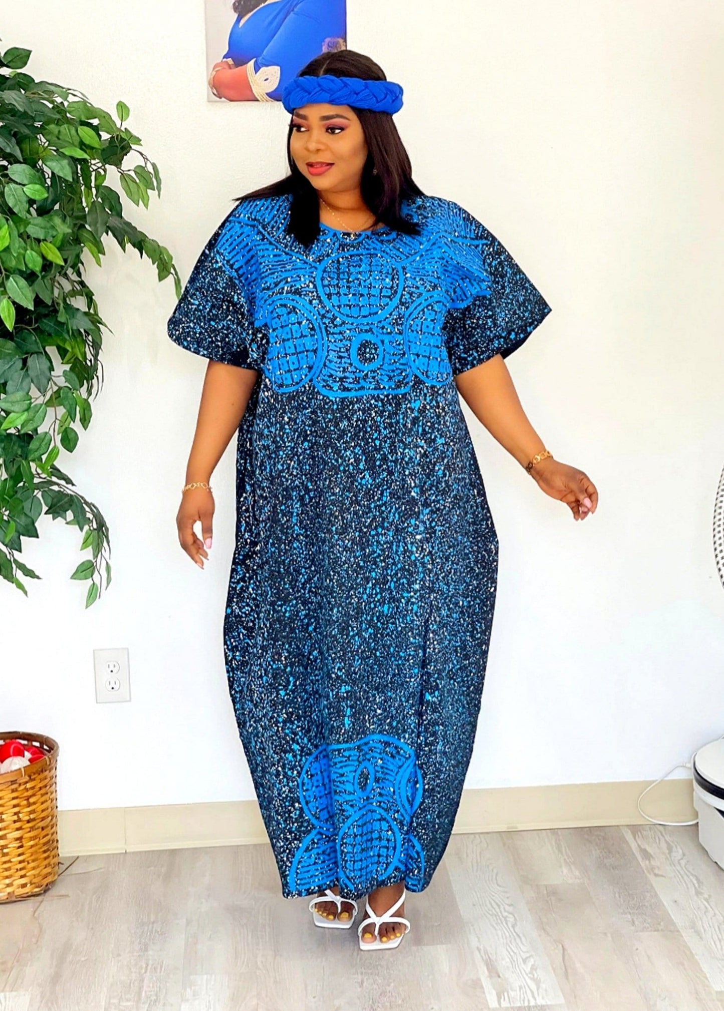 Omolola Adire Kaftan Dress / New Arrivals - MOROCKS