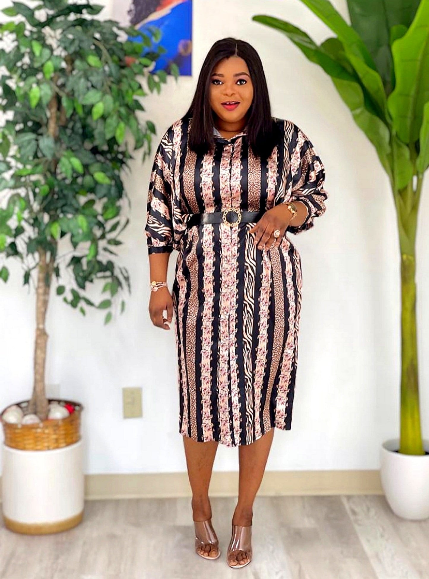 Leave a little Satin Dress/ New Arrivals - MOROCKS