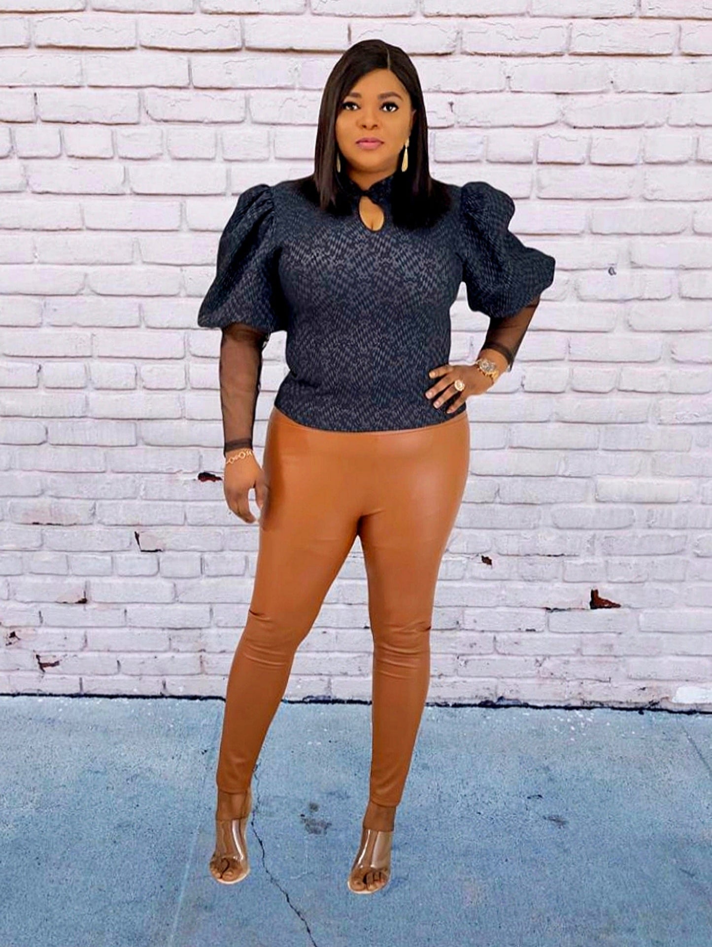 All I Have Leather Pant Bottom