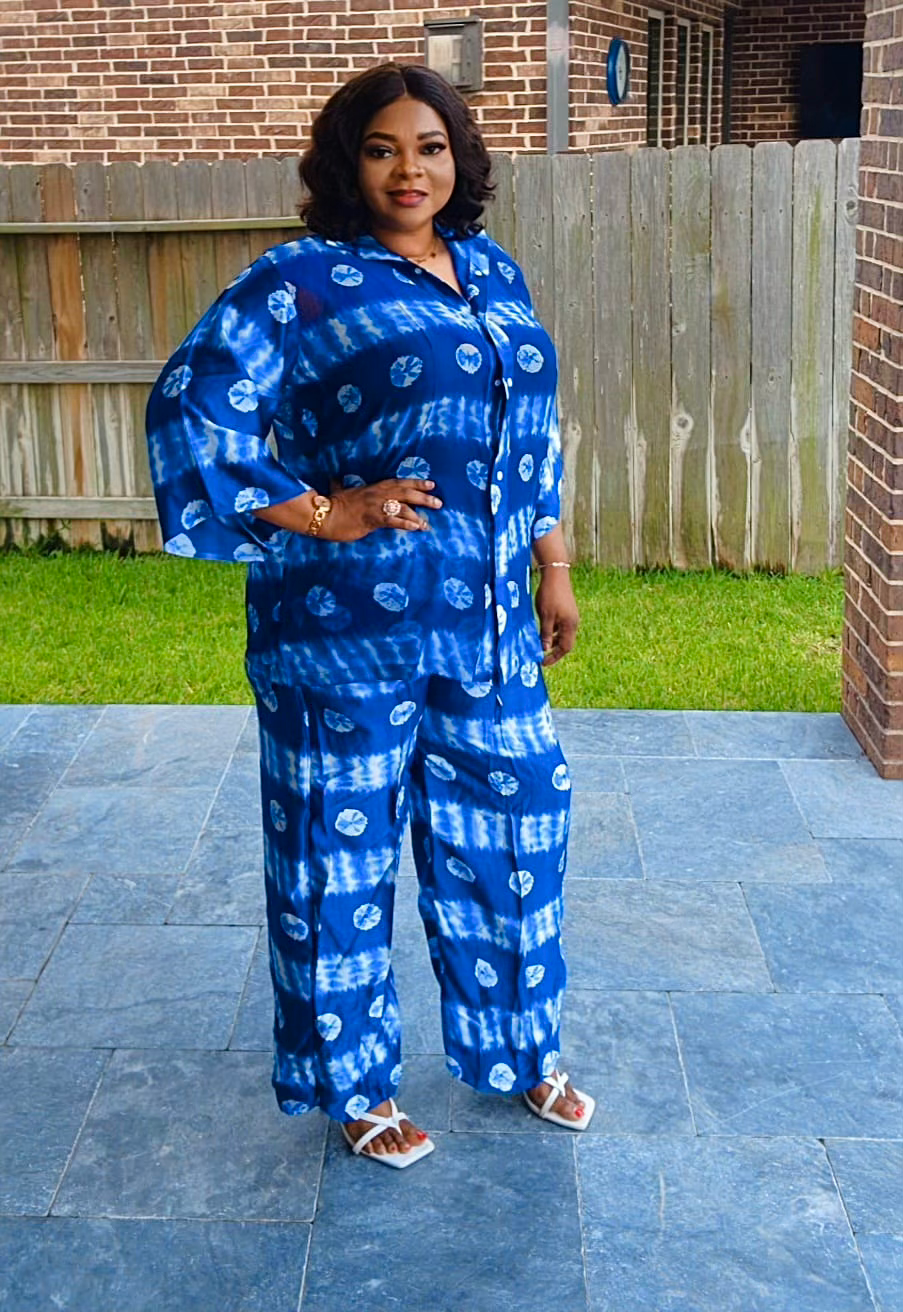 Omolara Adire Readytowear Matching Set / New Arrivals