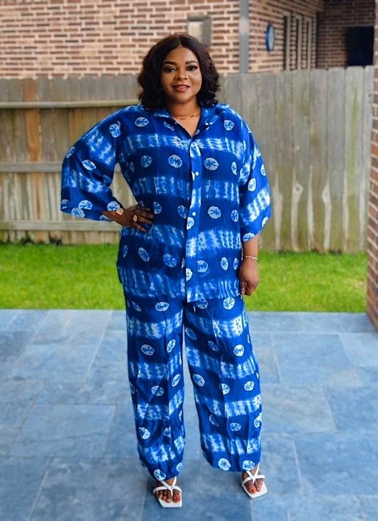 Omolara Adire Readytowear Matching Set / New Arrivals