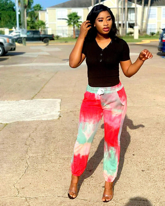 Tie&die Pant bottoms clearance - MOROCKS