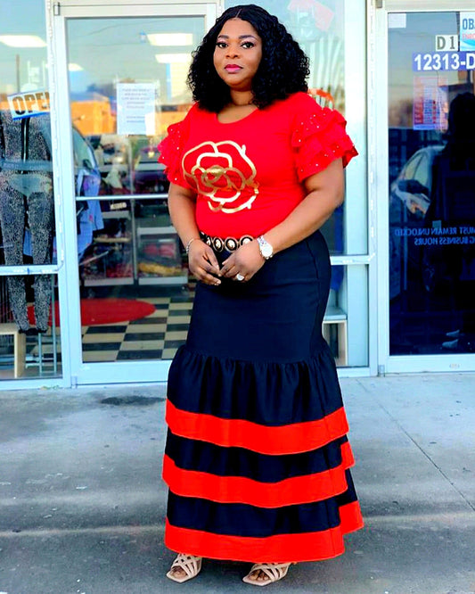 Moving Up High waist Skirt Bottom - MOROCKS